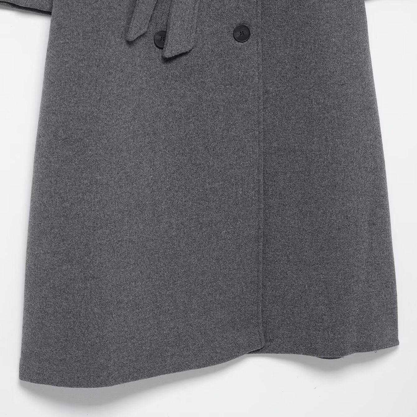 Women's Trench Coat with Belt - Double Breasted Fashion Overcoat KUN-00055