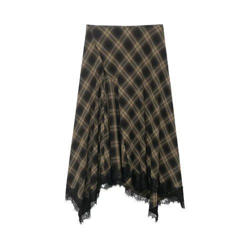 Gingham Lace Dress Limited Edition KUN-00017
