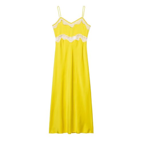 Women's Floral Lace Midi Cami Dress KUN-00158