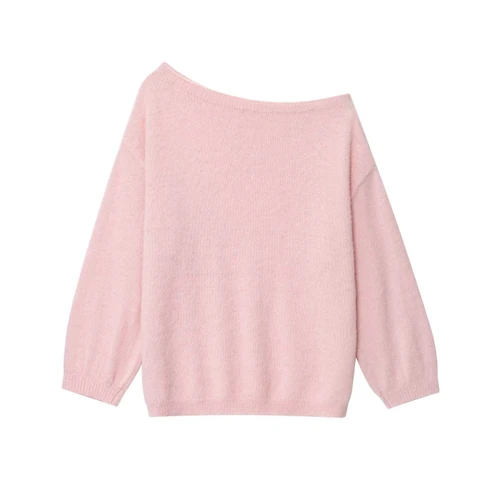 Knit Sweater Soft Oversized French Style KUN-00037
