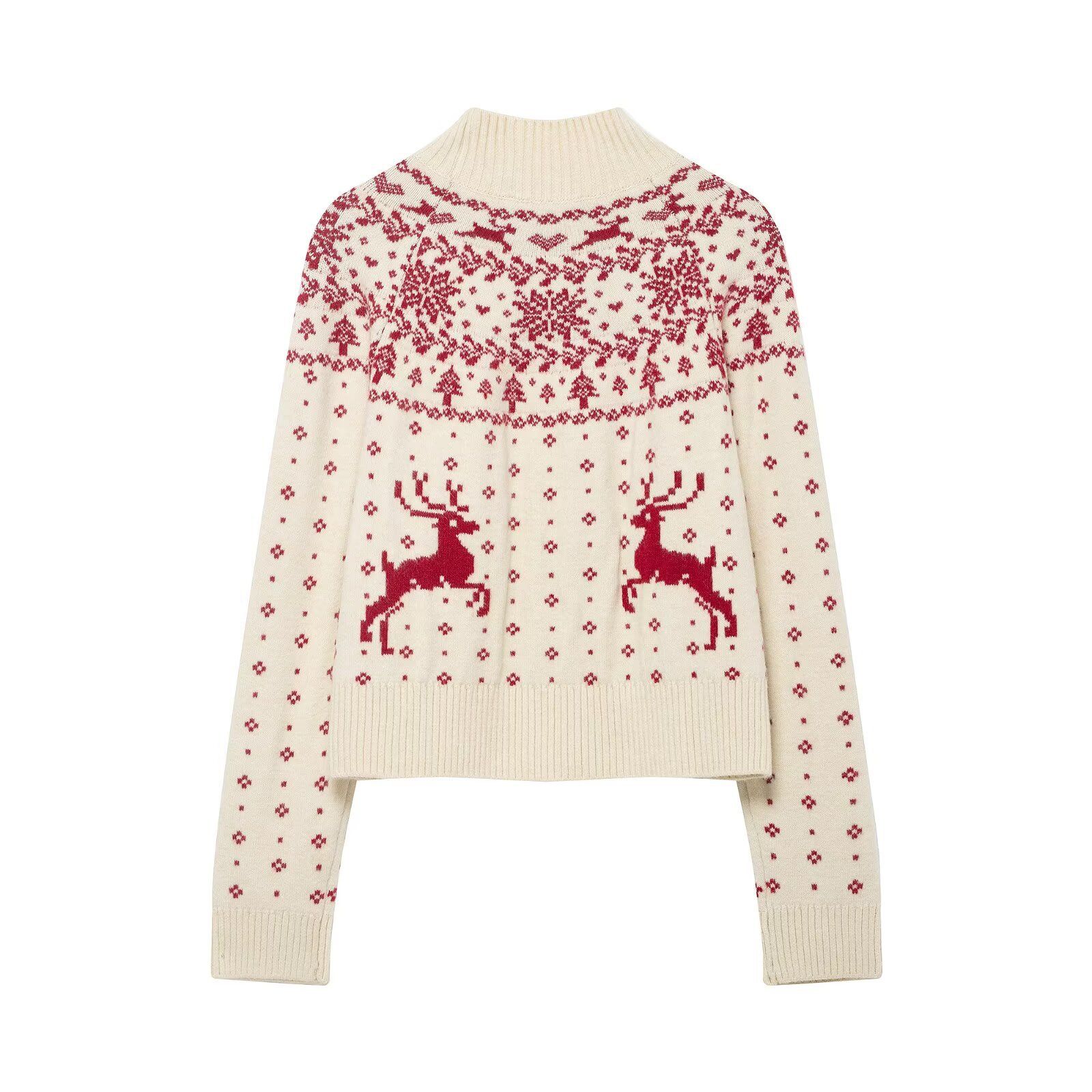 Christmas Jacquard Knit Sweater KUN-00065