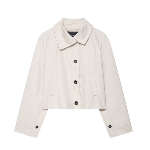 Women's Trendy Casual Waterproof Cropped Trench Coat KUN-00068