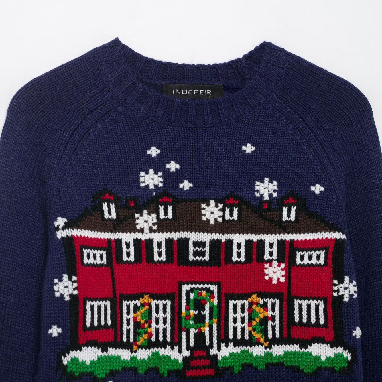 Gebreide trui - Jacquard pullover - Geïnspireerd op Home Alone KUN-00064