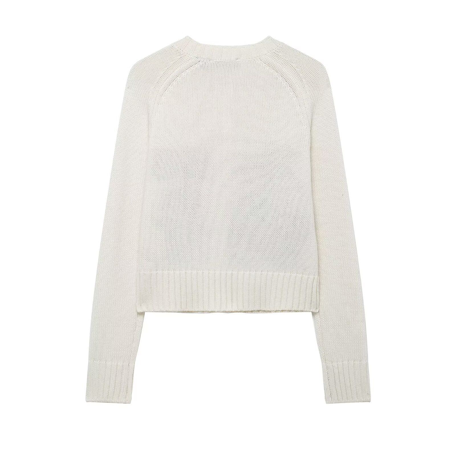 Cardigan in maglia jacquard - Ispirato al film "Mamma, ho perso l'aereo", stile europeo KUN-00091