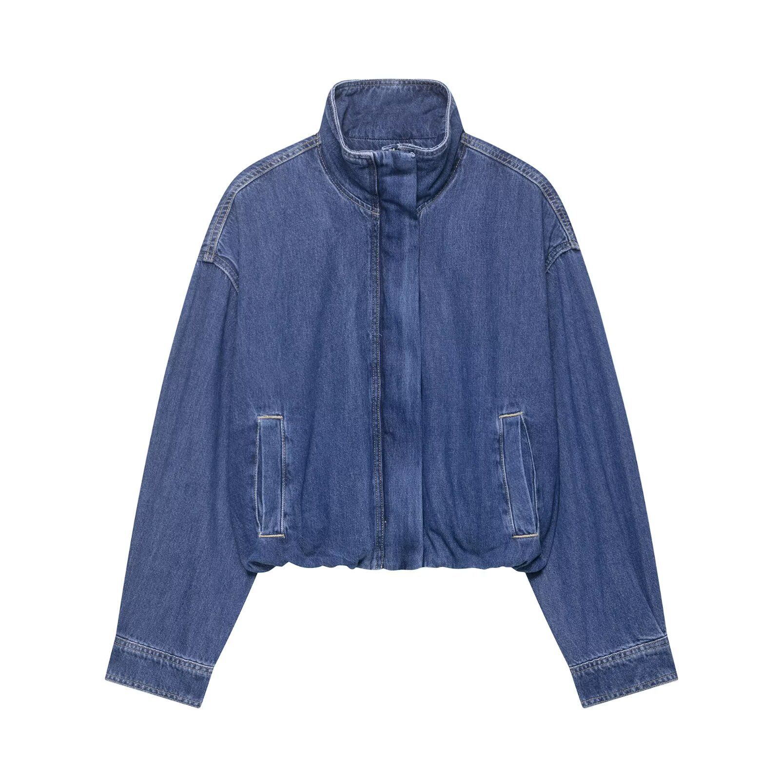Denim Jacket - Women's Trendy Casual Style KUN-00141