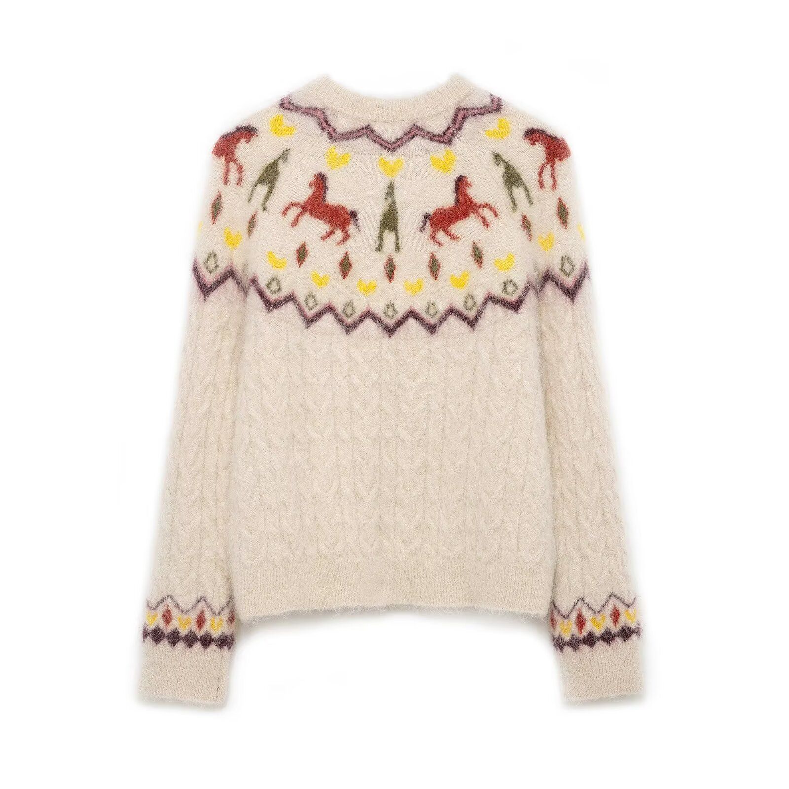 Knit Sweater Cardigan - Women's European Style Versatile Top KUN-00001