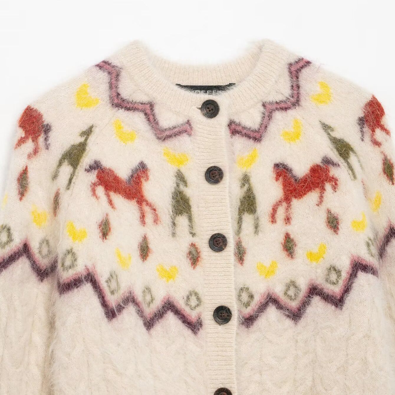 Knit Sweater Cardigan - Women's European Style Versatile Top KUN-00001