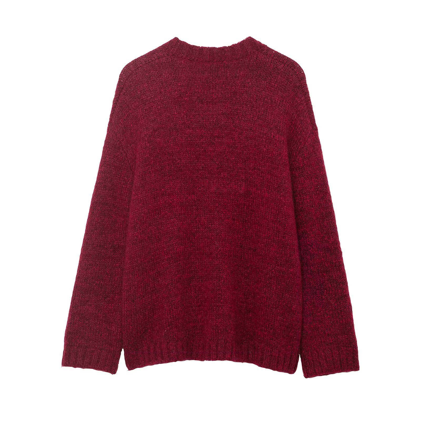 Gebreid mohair vest - Stijlvol damesvest met paardendesign KUN-00087