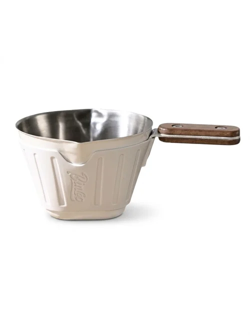 BinCoo Espresso Shot Glass with Silicone Sleeve & Wood Handle
