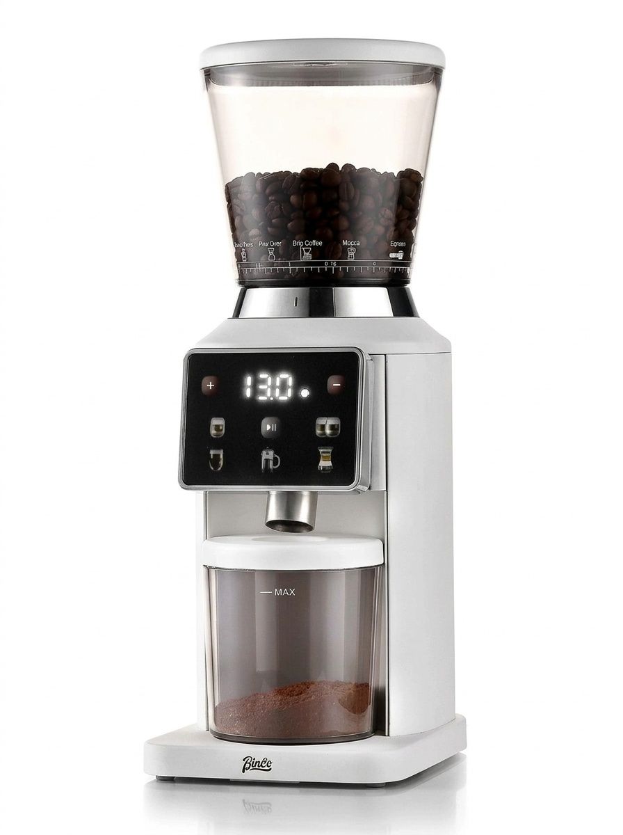 BinCoo Precision Electric Coffee Grinder - 48 Grind Settings