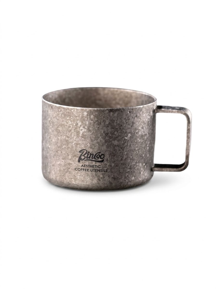 Bincoo Titanium Coffee Cup - 80ml Aesthetic Espresso Mug