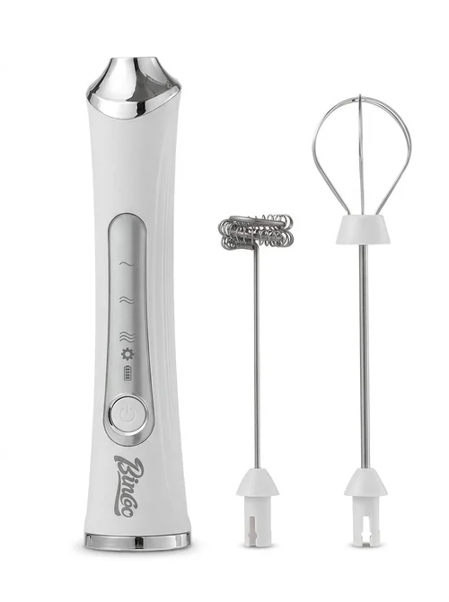 BinCoo Handheld Electric Milk Frother & Whisk - USB-C Rechargeable