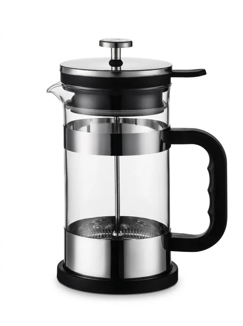 Bincoo 1000ml French Press Coffee Maker | Glass & Steel