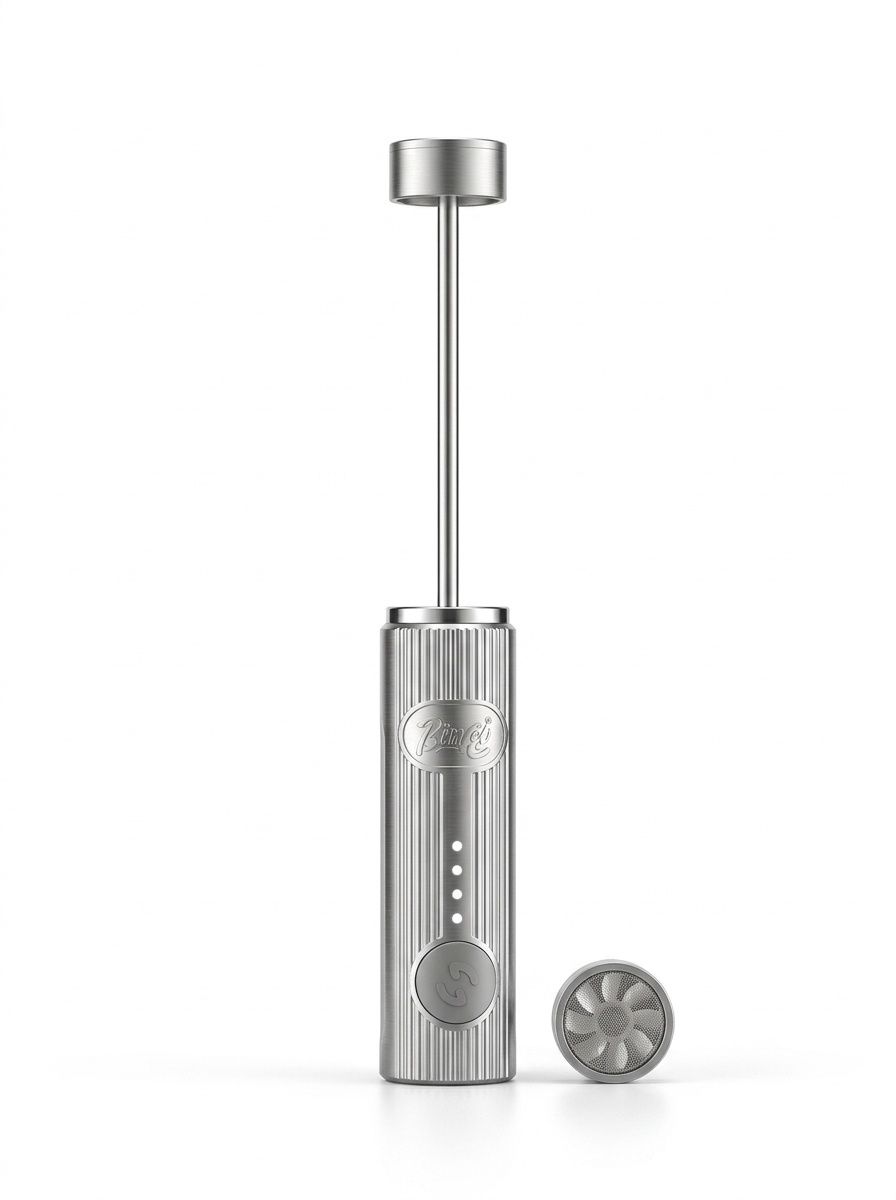 BinCoo Handheld Electric Milk Frother for Coffee & Latte Art