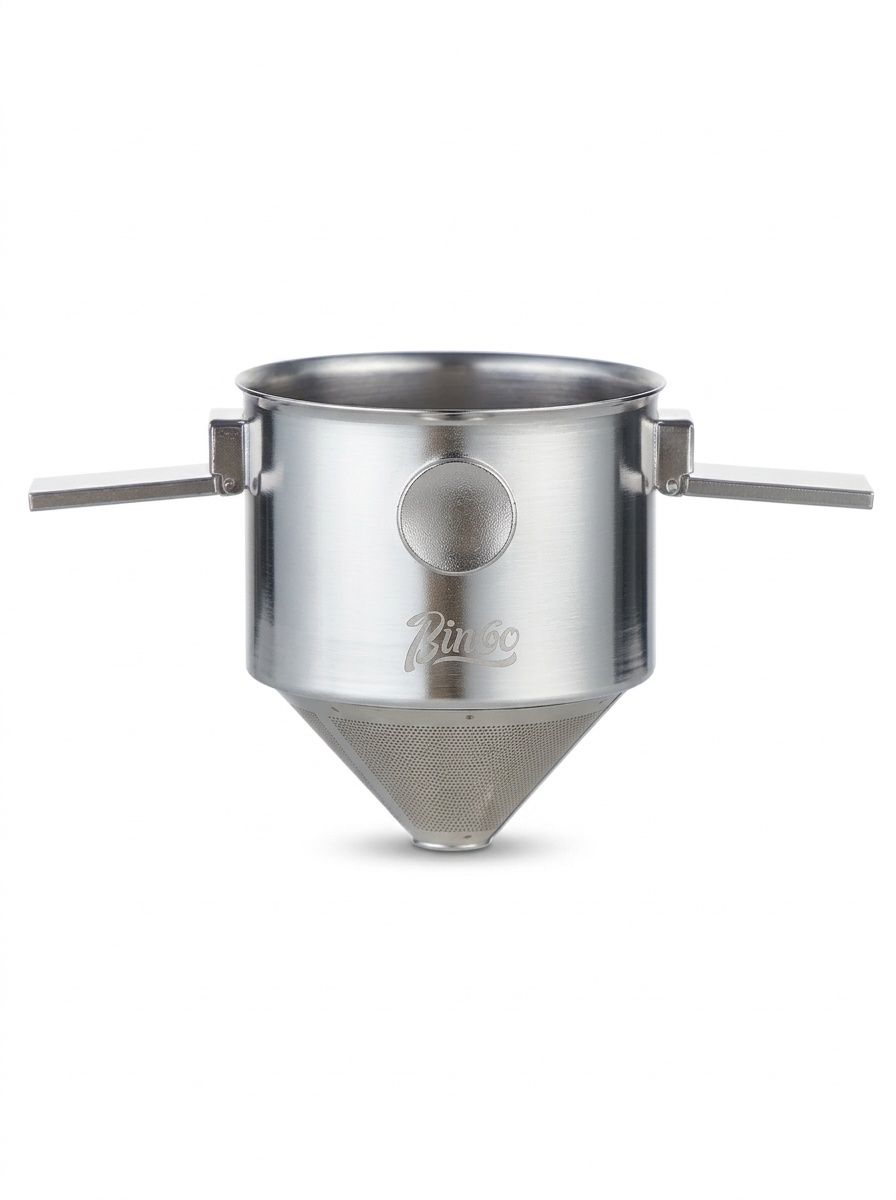 BinCo Portable Stainless Steel Foldable Coffee Dripper Filter