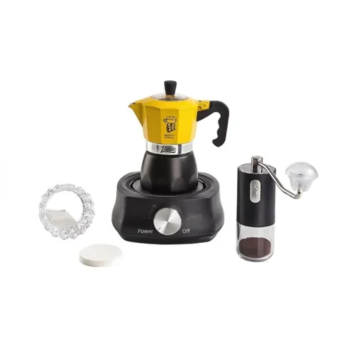 Bincoo Electric Moka Pot Coffee Maker with Heating Base