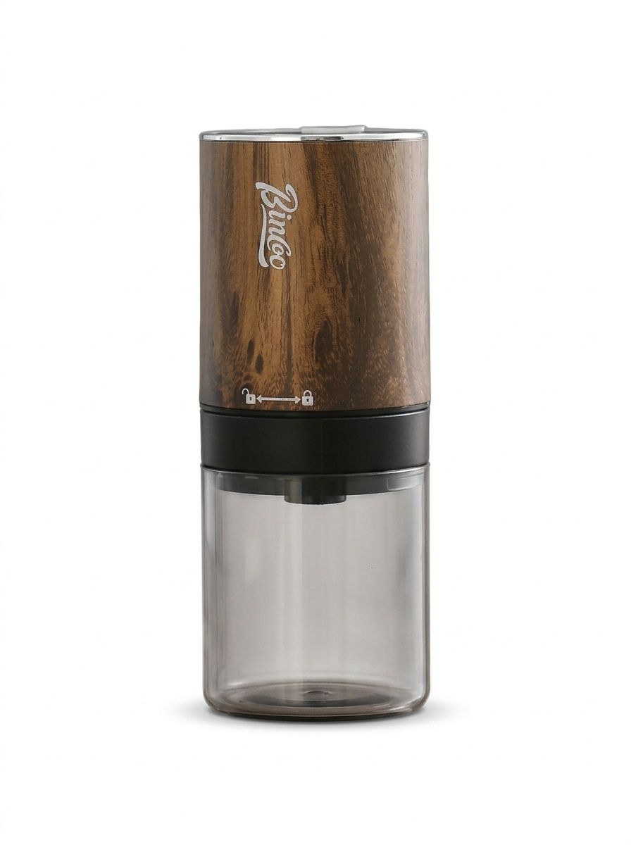 Portable Electric Coffee Grinder with Adjustable Burr & Type-C