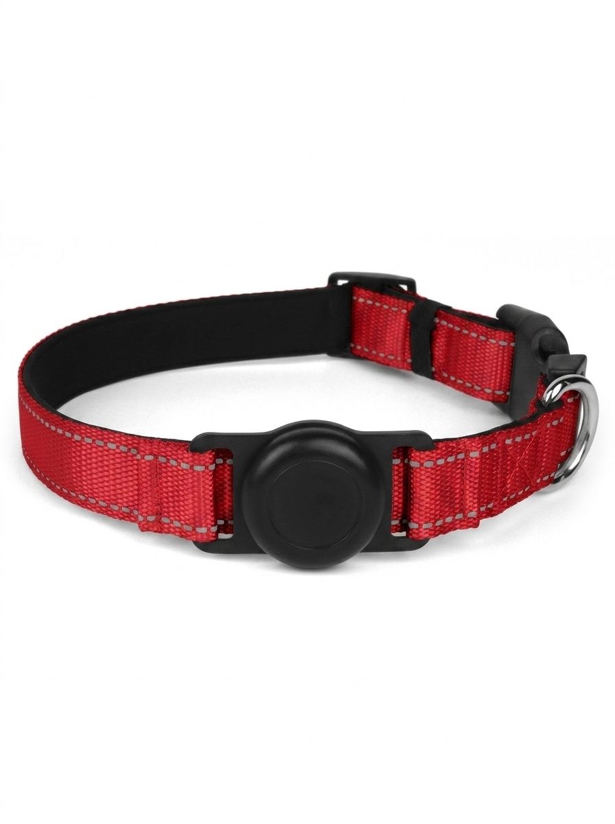 AirTag Dog Collar with Engravable ID & Reflective Strip