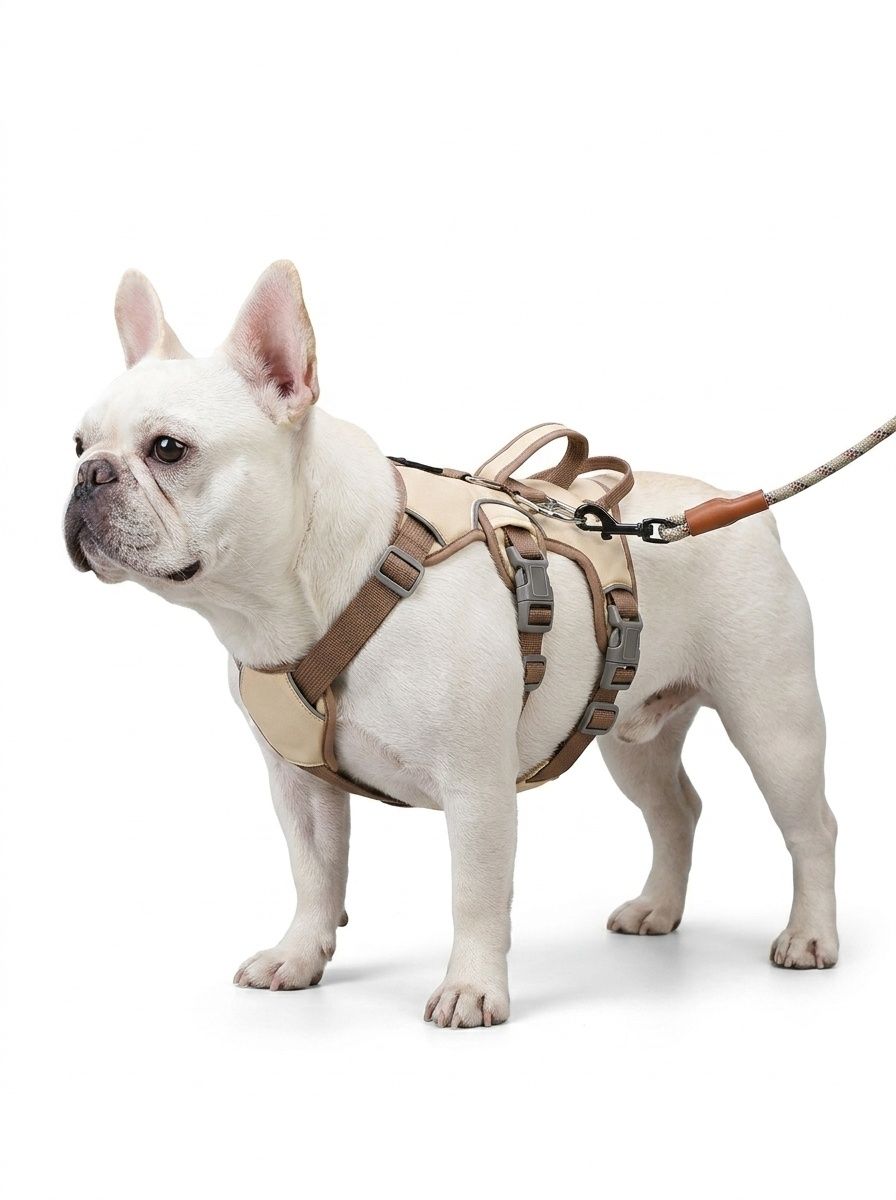 Adjustable No-Pull Dog Harness with Handle & Reflective Trim