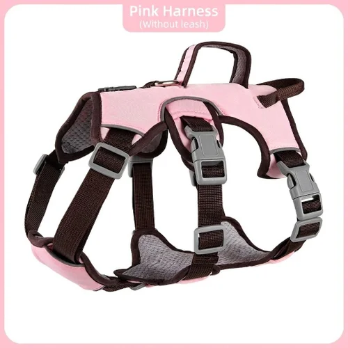 Adjustable No-Pull Dog Harness with Handle & Reflective Trim