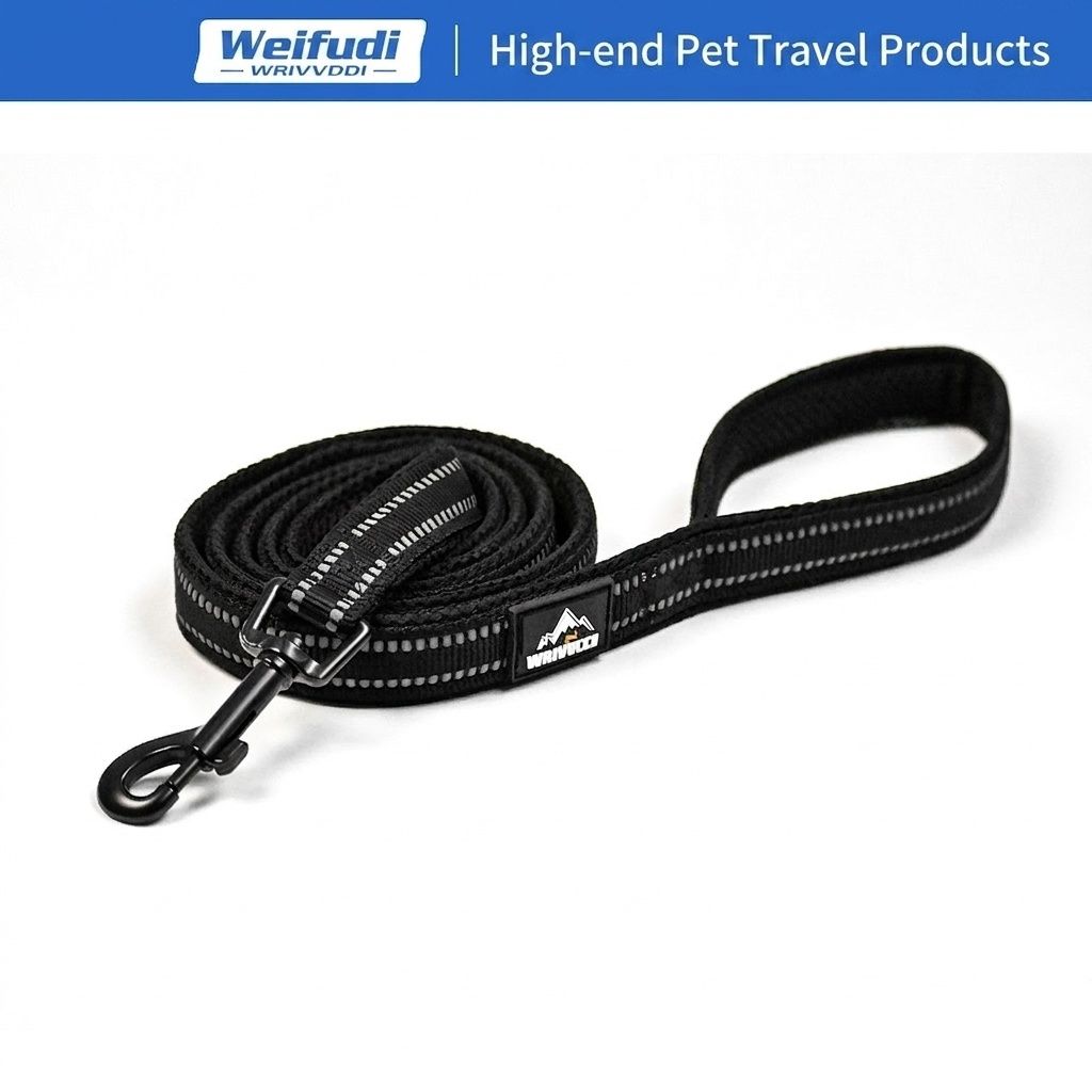 Reflective Padded Pet Leash for Dogs - Comfort & Safety