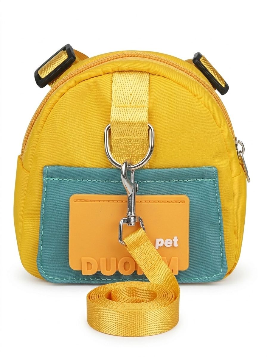 Pet Harness Backpack with Leash - Dog Walking Vest Bag
