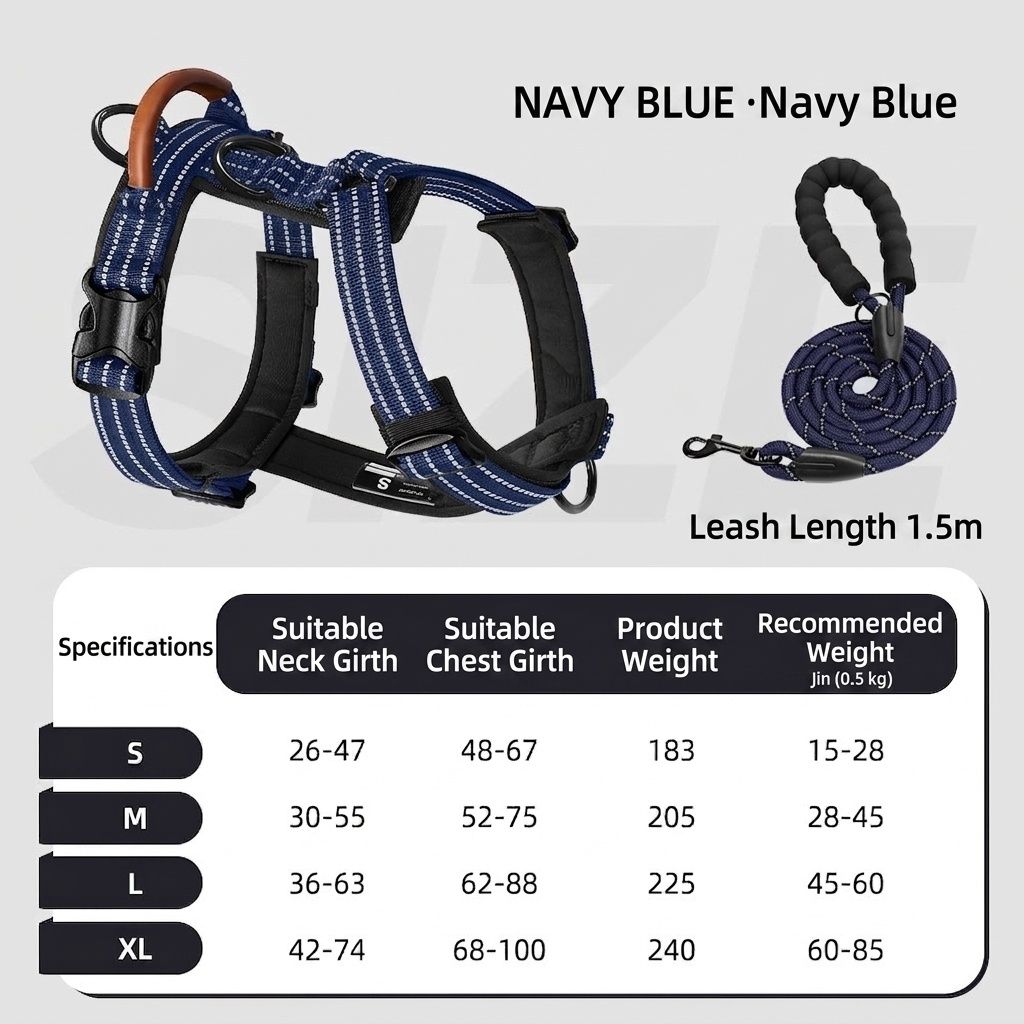 Reflective No-Pull Dog Harness - Adjustable & Comfortable