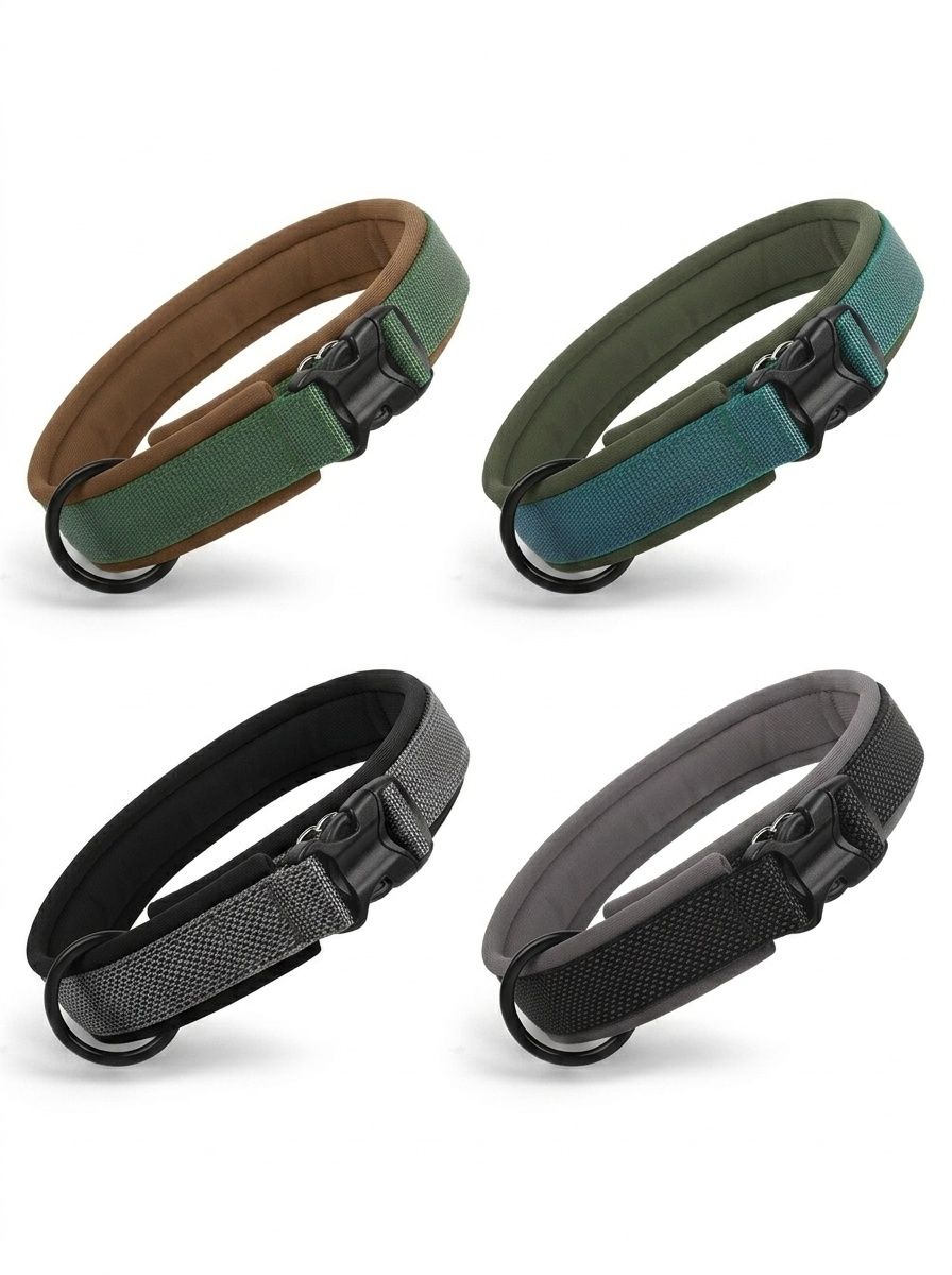 Padded Reflective Dog Collar - Adjustable & Comfortable