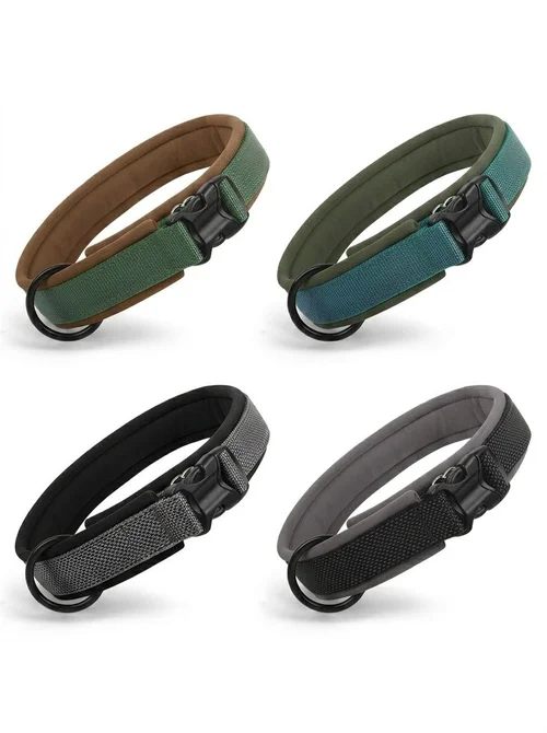 Padded Reflective Dog Collar - Adjustable & Comfortable