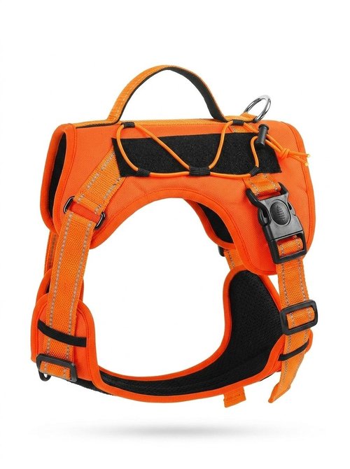 Tactical No-Pull Dog Harness with Leash - Adjustable & Reflective