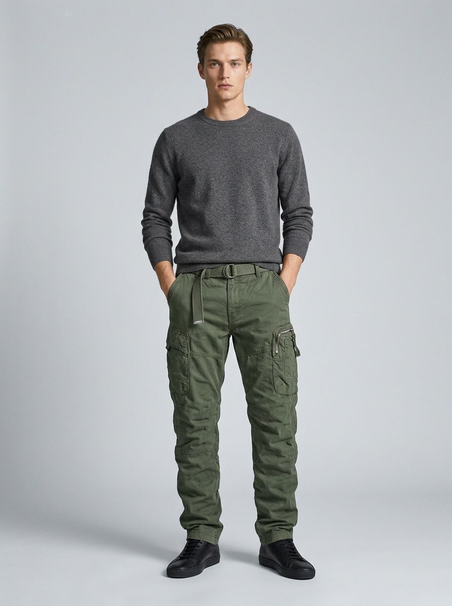 Relaxed Fit Vintage Summer Casual Men's Cargo Pants