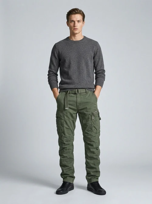 Relaxed Fit Vintage Summer Casual Men's Cargo Pants