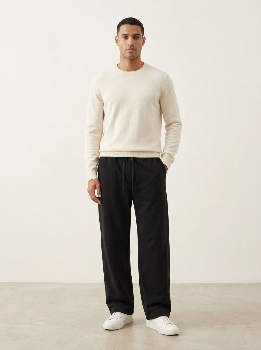 Functional Multi-Pocket Fleece-Lined Men's Cargo Pants for Winter Casual Wear