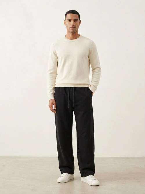 Functional Multi-Pocket Fleece-Lined Men's Cargo Pants for Winter Casual Wear