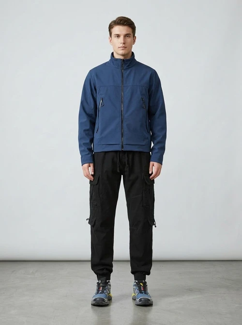 Multi-Pocket Cuffed Casual Autumn Men's Cargo Pants