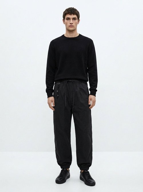 Loose Fit Straight Leg Men's Cargo Pants for Outdoor Casual Wear