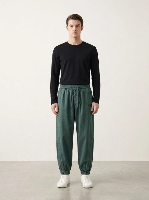 Pantalones cargo elásticos y cónicos para hombre para uso deportivo al aire libre