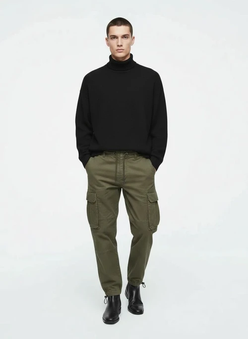 Multi-Pocket Functional Outdoor Men's Cargo Trousers for Casual Wear