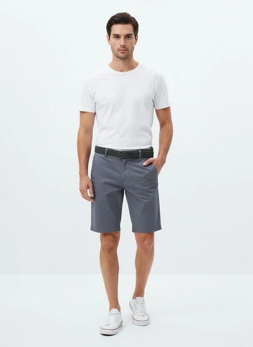 Stretch Fit Solid Color Men's Trousers for Casual Athletic Wear