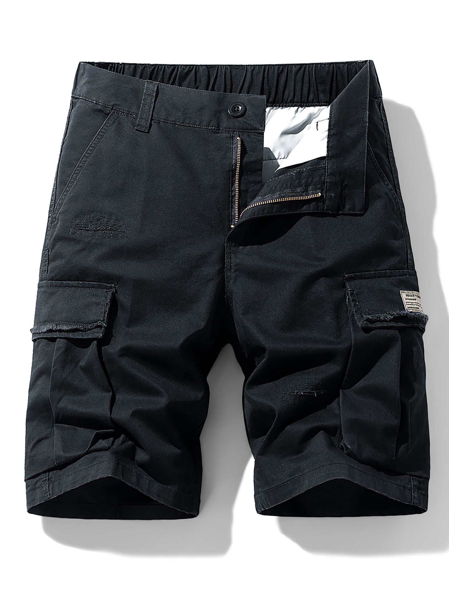 Relaxed Fit Camouflage Men's Cargo Shorts for Summer Casual Wear