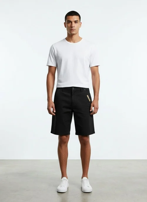 Relaxed Fit Stretch Vintage Men's Cargo Shorts for Summer Casual Wear