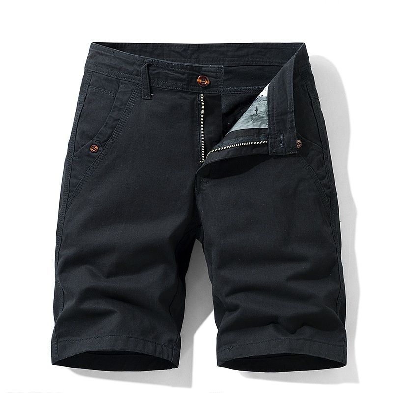 Pantalones cortos cargo elásticos de corte relajado para hombre para uso informal de verano