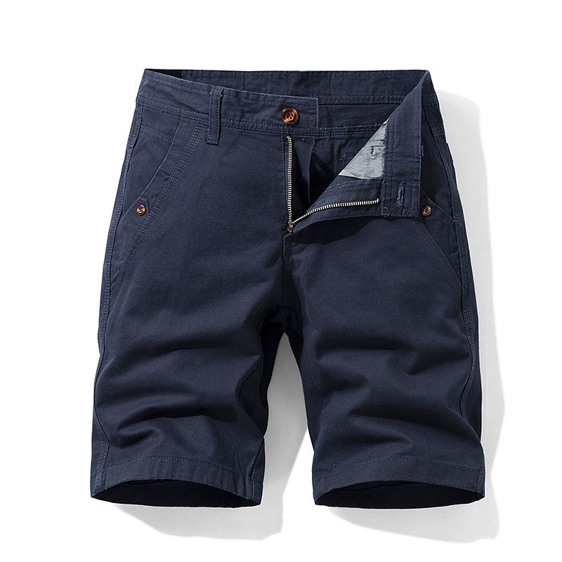 Pantalones cortos cargo elásticos de corte relajado para hombre para uso informal de verano
