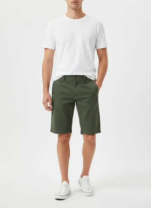 Elastic Relaxed Fit Men's Cargo Shorts for Summer Casual Wear