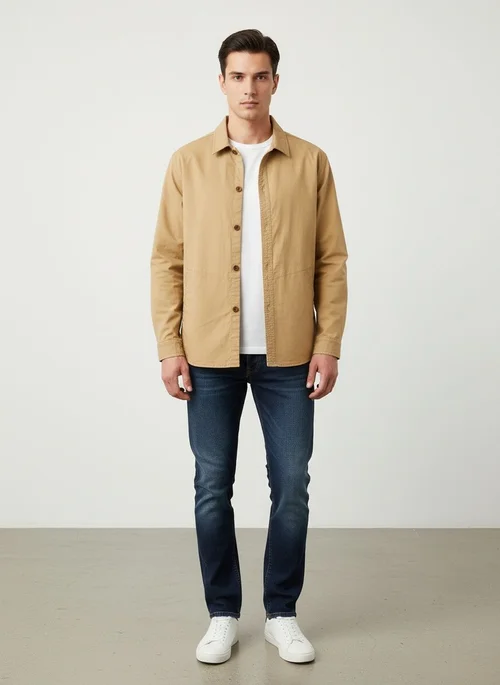 Giacca da uomo casual minimalista con revers