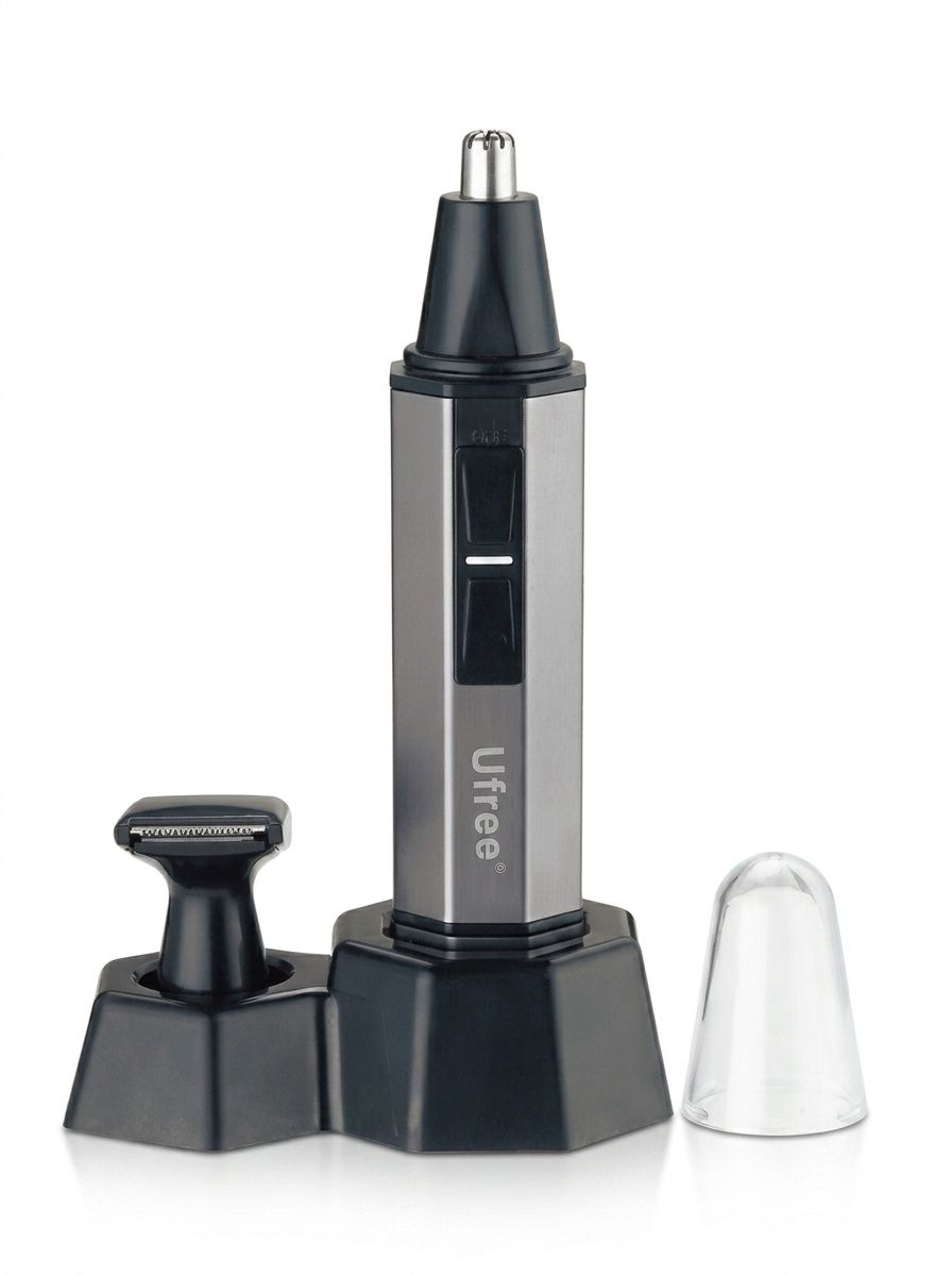 Electric Nose & Ear Hair Trimmer - Rechargeable & Portable