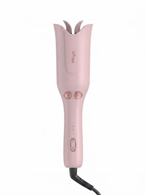 Pink Electric Hair Curler / Curling Iron (US Plug)
