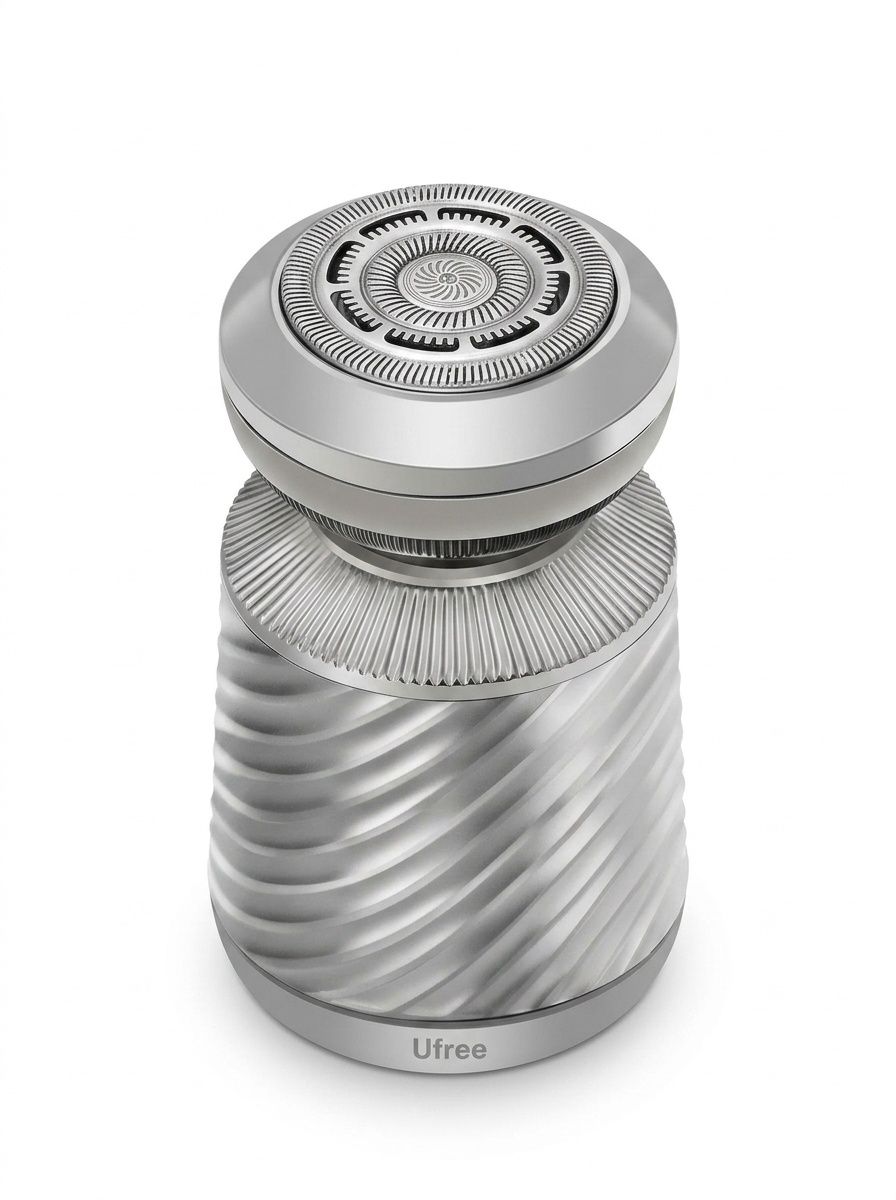 Kit rasoir et tondeuse électrique rotatif 3 en 1 pour hommes