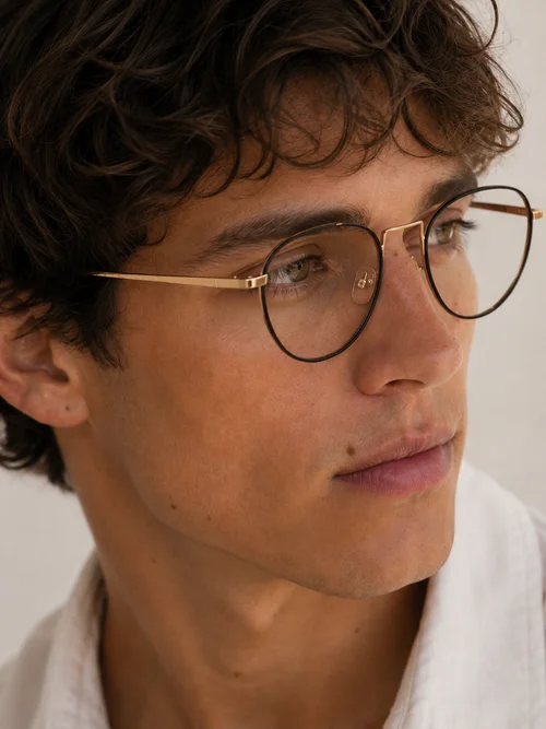Lunettes aviateur en métal doré #BS0406-0429