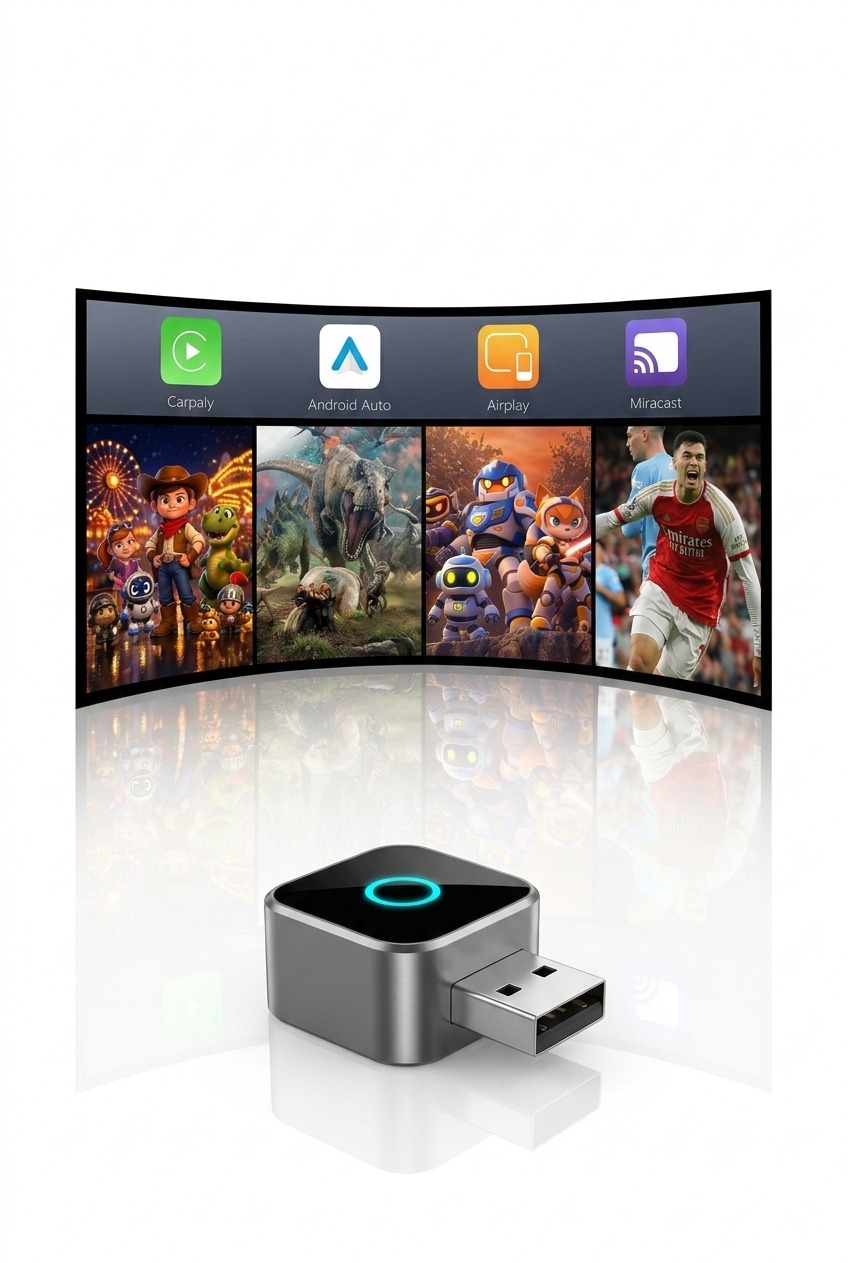 CP88-M Wireless CarPlay Android Auto Adapter - Plug & Play
